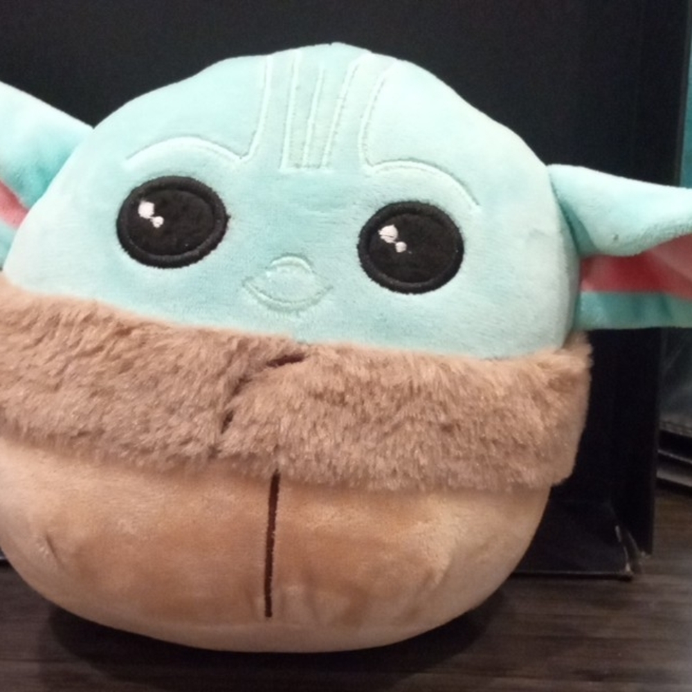 Adorable Plush Toy with Blue and Brown